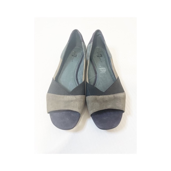 7 For All Mankind **Suede Ballet Flats** Sz 9 - Picture 2 of 5